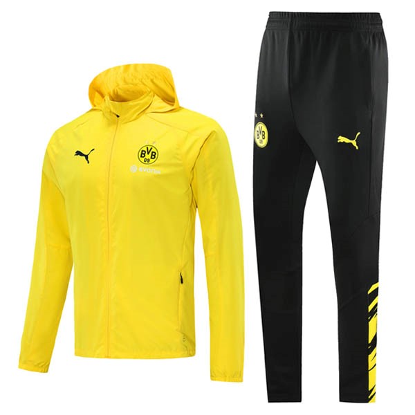 Rompevientos Borussia Dortmund Conjunto Completo 2021 2022 Amarillo Negro